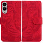 Tiger Embossing Pattern Flip Leather Phone Case, For Samsung Galaxy S25 FE 5G, For Samsung Galaxy S25 Edge 5G, For Samsung Galaxy S25 5G, For Samsung Galaxy S25+ 5G