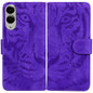 Tiger Embossing Pattern Flip Leather Phone Case, For Samsung Galaxy S25 FE 5G, For Samsung Galaxy S25 Edge 5G, For Samsung Galaxy S25 5G, For Samsung Galaxy S25+ 5G