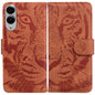 Tiger Embossing Pattern Flip Leather Phone Case, For Samsung Galaxy S25 FE 5G, For Samsung Galaxy S25 Edge 5G, For Samsung Galaxy S25 5G, For Samsung Galaxy S25+ 5G