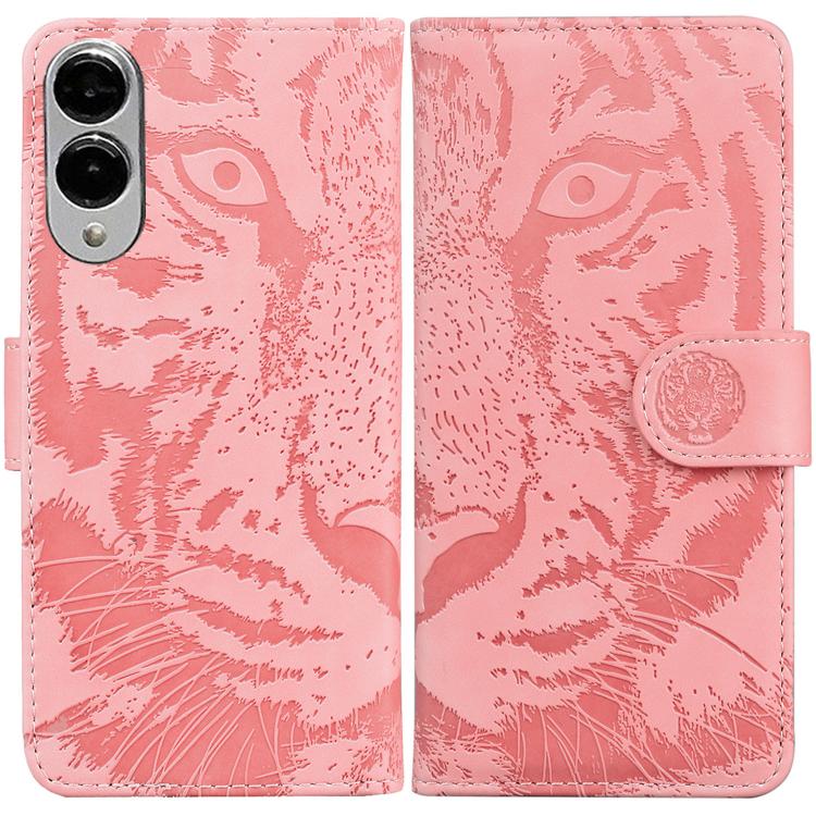 Tiger Embossing Pattern Flip Leather Phone Case