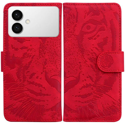 Tiger Embossing Pattern Flip Leather Phone Case, For Samsung Galaxy S26 Edge 5G, For Samsung Galaxy S26 Ultra 5G, For Samsung Galaxy S26 5G, For Samsung Galaxy S25 FE 5G