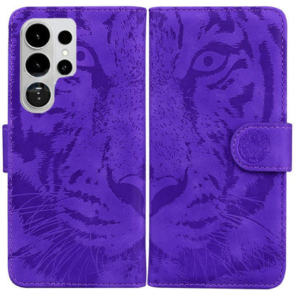 Tiger Embossing Pattern Flip Leather Phone Case, For Samsung Galaxy S26+ 5G, For Samsung Galaxy S26 Edge 5G, For Samsung Galaxy S26 Ultra 5G, For Samsung Galaxy S26 5G