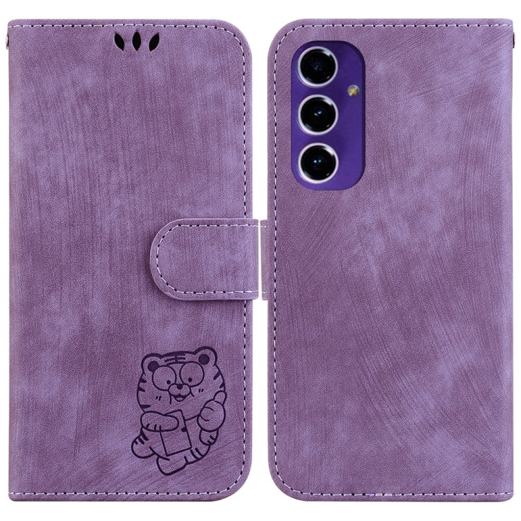 Little Tiger Embossed Leather Phone Case