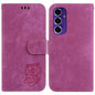 Little Tiger Embossed Leather Phone Case, For Samsung Galaxy S25 Ultra 5G, For Samsung Galaxy S24 FE 5G