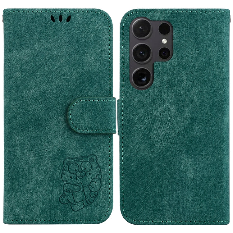 Little Tiger Embossed Leather Phone Case