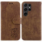 Little Tiger Embossed Leather Phone Case, For Samsung Galaxy S25 Ultra 5G, For Samsung Galaxy S24 FE 5G