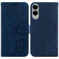 Little Tiger Embossed Leather Phone Case, For Samsung Galaxy S25 FE 5G, For Samsung Galaxy S25 Edge 5G, For Samsung Galaxy S25 5G, For Samsung Galaxy S25+ 5G