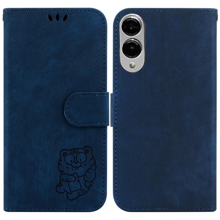 Little Tiger Embossed Leather Phone Case