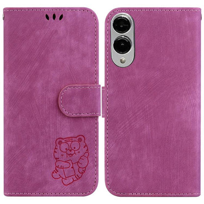 Little Tiger Embossed Leather Phone Case