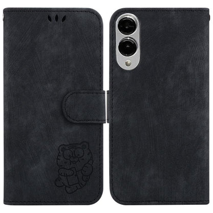 Little Tiger Embossed Leather Phone Case