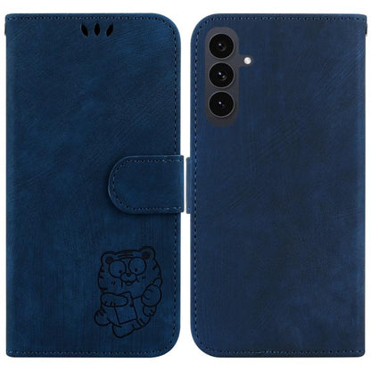 Little Tiger Embossed Leather Phone Case, For Samsung Galaxy S26 Edge 5G, For Samsung Galaxy S26 Ultra 5G, For Samsung Galaxy S26 5G, For Samsung Galaxy S25 FE 5G