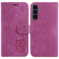 Little Tiger Embossed Leather Phone Case, For Samsung Galaxy S25 FE 5G, For Samsung Galaxy S25 Edge 5G, For Samsung Galaxy S25 5G, For Samsung Galaxy S25+ 5G