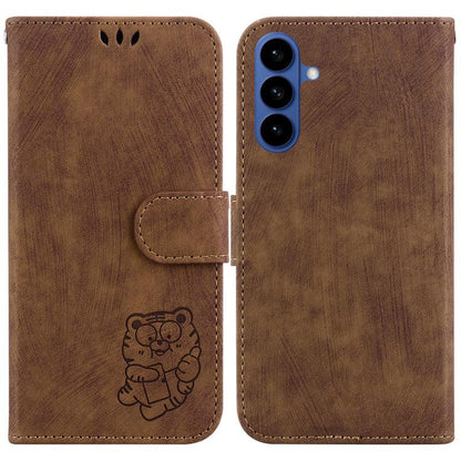 Little Tiger Embossed Leather Phone Case, For Samsung Galaxy S26 Edge 5G, For Samsung Galaxy S26 Ultra 5G, For Samsung Galaxy S26 5G, For Samsung Galaxy S25 FE 5G