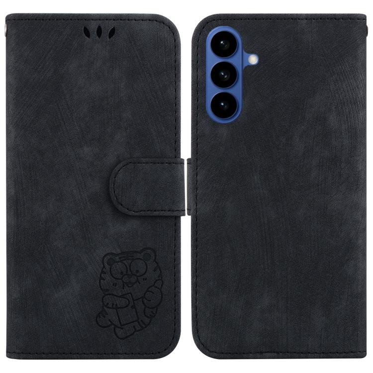 Little Tiger Embossed Leather Phone Case, For Samsung Galaxy S26 Edge 5G, For Samsung Galaxy S26 Ultra 5G, For Samsung Galaxy S26 5G, For Samsung Galaxy S25 FE 5G