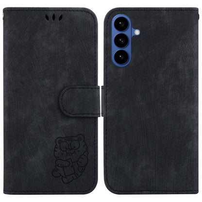 Little Tiger Embossed Leather Phone Case, For Samsung Galaxy S26 Edge 5G, For Samsung Galaxy S26 Ultra 5G, For Samsung Galaxy S26 5G, For Samsung Galaxy S25 FE 5G
