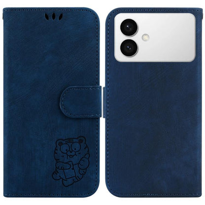 Little Tiger Embossed Leather Phone Case, For Samsung Galaxy S26 Edge 5G, For Samsung Galaxy S26 Ultra 5G, For Samsung Galaxy S26 5G, For Samsung Galaxy S25 FE 5G