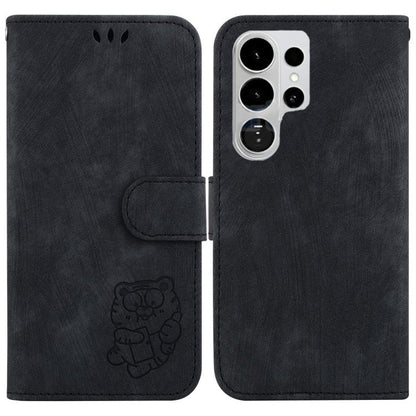 Little Tiger Embossed Leather Phone Case, For Samsung Galaxy S26 Edge 5G, For Samsung Galaxy S26 Ultra 5G, For Samsung Galaxy S26 5G, For Samsung Galaxy S25 FE 5G