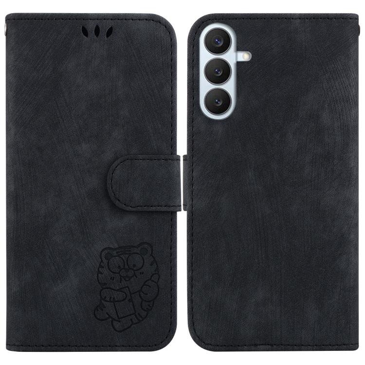 Little Tiger Embossed Leather Phone Case, For Samsung Galaxy S26+ 5G, For Samsung Galaxy S26 Edge 5G, For Samsung Galaxy S26 Ultra 5G, For Samsung Galaxy S26 5G
