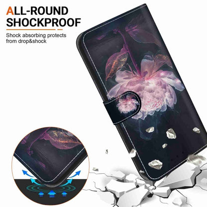 Crystal Texture Colored Drawing Leather Phone Case