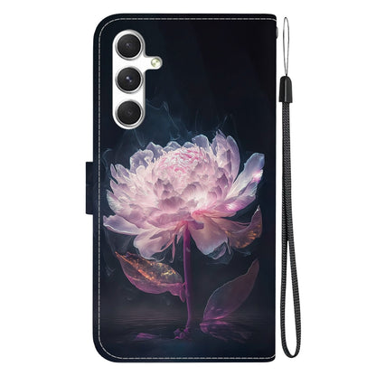Crystal Texture Colored Drawing Leather Phone Case, For Samsung Galaxy S25 5G, For Samsung Galaxy S25+ 5G