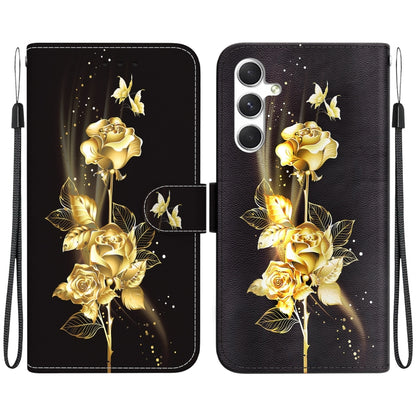 Crystal Texture Colored Drawing Leather Phone Case, For Samsung Galaxy S25 5G, For Samsung Galaxy S25+ 5G