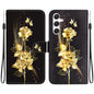 Crystal Texture Colored Drawing Leather Phone Case, For Samsung Galaxy S25+ 5G, For Samsung Galaxy S25 Ultra 5G
