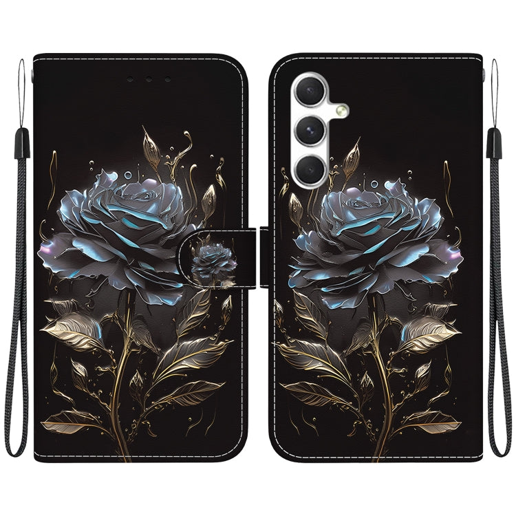 Crystal Texture Colored Drawing Leather Phone Case, For Samsung Galaxy S25+ 5G, For Samsung Galaxy S25 Ultra 5G