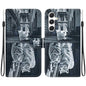 Crystal Texture Colored Drawing Leather Phone Case, For Samsung Galaxy S25+ 5G, For Samsung Galaxy S25 Ultra 5G