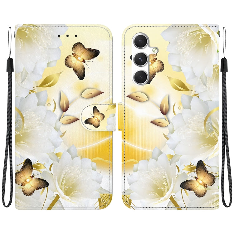 Crystal Texture Colored Drawing Leather Phone Case, For Samsung Galaxy S25+ 5G, For Samsung Galaxy S25 Ultra 5G