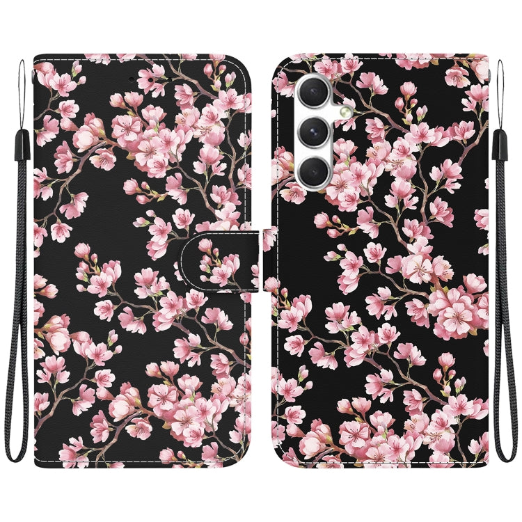 Crystal Texture Colored Drawing Leather Phone Case, For Samsung Galaxy S25+ 5G, For Samsung Galaxy S25 Ultra 5G