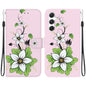 Crystal Texture Colored Drawing Leather Phone Case, For Samsung Galaxy S25 5G, For Samsung Galaxy S25+ 5G