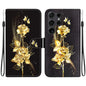 Crystal Texture Colored Drawing Leather Phone Case, For Samsung Galaxy S25+ 5G, For Samsung Galaxy S25 Ultra 5G