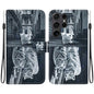 Crystal Texture Colored Drawing Leather Phone Case, For Samsung Galaxy S25+ 5G, For Samsung Galaxy S25 Ultra 5G