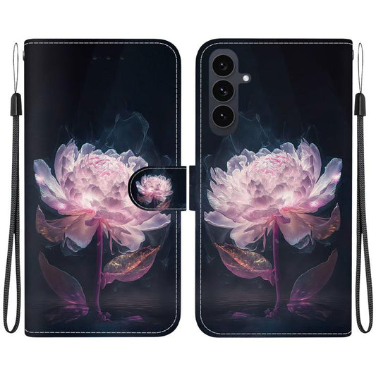 Crystal Texture Colored Drawing Leather Phone Case, For Samsung Galaxy S25 FE 5G, For Samsung Galaxy S25 5G