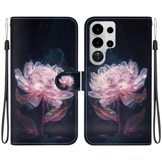 Crystal Texture Colored Drawing Leather Phone Case, For Samsung Galaxy S26 Ultra 5G, For Samsung Galaxy S26 5G