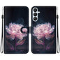 Crystal Texture Colored Drawing Leather Phone Case, For Galaxy S26 FE 5G, For Samsung Galaxy S26+ 5G