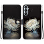 Crystal Texture Colored Drawing Leather Phone Case, For Galaxy S26 FE 5G, For Samsung Galaxy S26+ 5G