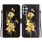 Crystal Texture Colored Drawing Leather Phone Case, For Galaxy S26 FE 5G, For Samsung Galaxy S26+ 5G