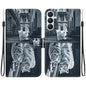 Crystal Texture Colored Drawing Leather Phone Case, For Galaxy S26 FE 5G, For Samsung Galaxy S26+ 5G