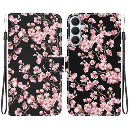 Crystal Texture Colored Drawing Leather Phone Case, For Galaxy S26 FE 5G, For Samsung Galaxy S26+ 5G