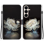 Crystal Texture Colored Drawing Leather Phone Case, For Galaxy S26 FE 5G, For Samsung Galaxy S26+ 5G
