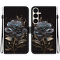 Crystal Texture Colored Drawing Leather Phone Case, For Galaxy S26 FE 5G, For Samsung Galaxy S26+ 5G