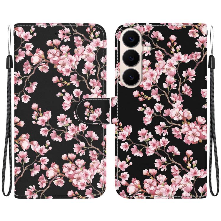 Crystal Texture Colored Drawing Leather Phone Case, For Galaxy S26 FE 5G, For Samsung Galaxy S26+ 5G