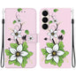 Crystal Texture Colored Drawing Leather Phone Case, For Galaxy S26 FE 5G, For Samsung Galaxy S26+ 5G