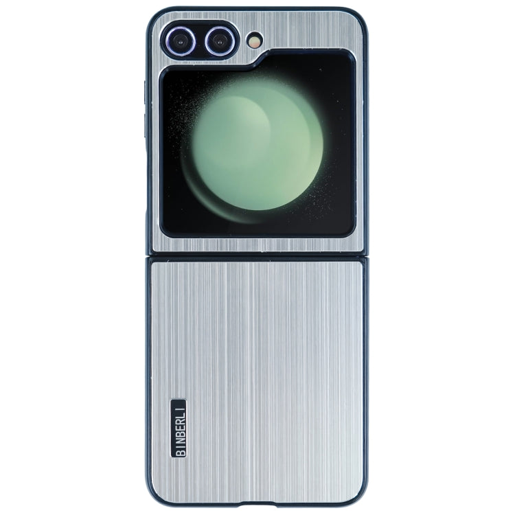 PC Hybrid Aluminum Alloy Brushed Shockproof Phone Case, For Samsung Galaxy Z Flip6 / Flip7 FE, For Samsung Galaxy Z Fold6, For Samsung Galaxy Z Fold5, For Samsung Galaxy Z Flip5, For Samsung Galaxy Z Fold4, For Samsung Galaxy Z Flip4