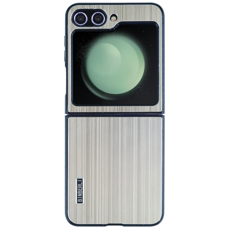 PC Hybrid Aluminum Alloy Brushed Shockproof Phone Case, For Samsung Galaxy Z Flip6 / Flip7 FE, For Samsung Galaxy Z Fold6, For Samsung Galaxy Z Fold5, For Samsung Galaxy Z Flip5, For Samsung Galaxy Z Fold4, For Samsung Galaxy Z Flip4