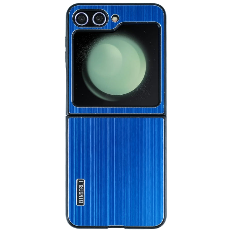 PC Hybrid Aluminum Alloy Brushed Shockproof Phone Case, For Samsung Galaxy Z Flip6 / Flip7 FE, For Samsung Galaxy Z Fold6, For Samsung Galaxy Z Fold5, For Samsung Galaxy Z Flip5, For Samsung Galaxy Z Fold4, For Samsung Galaxy Z Flip4