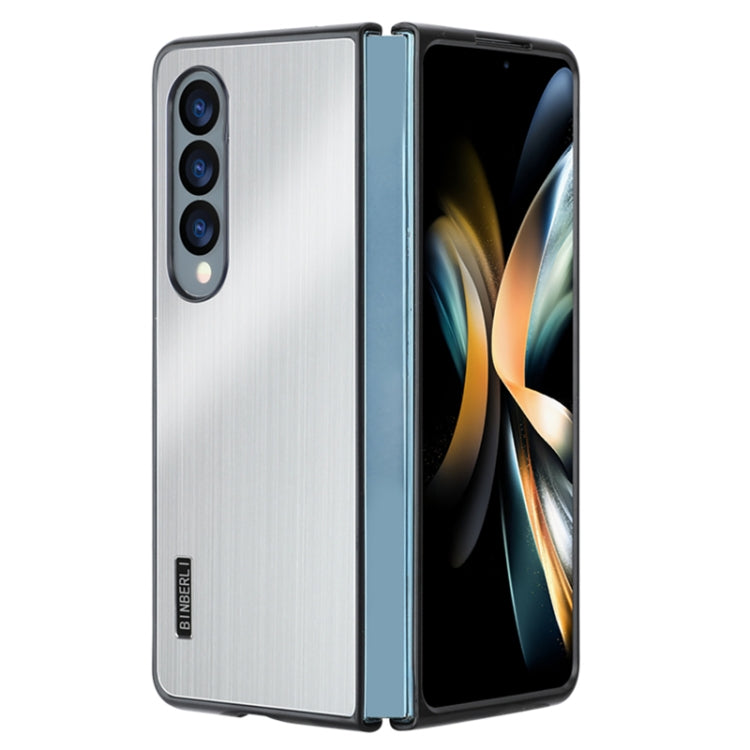 PC Hybrid Aluminum Alloy Brushed Shockproof Phone Case, For Samsung Galaxy Z Flip6 / Flip7 FE, For Samsung Galaxy Z Fold6, For Samsung Galaxy Z Fold5, For Samsung Galaxy Z Flip5, For Samsung Galaxy Z Fold4, For Samsung Galaxy Z Flip4