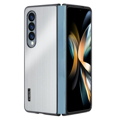 PC Hybrid Aluminum Alloy Brushed Shockproof Phone Case, For Samsung Galaxy Z Flip6 / Flip7 FE, For Samsung Galaxy Z Fold6, For Samsung Galaxy Z Fold5, For Samsung Galaxy Z Flip5, For Samsung Galaxy Z Fold4, For Samsung Galaxy Z Flip4