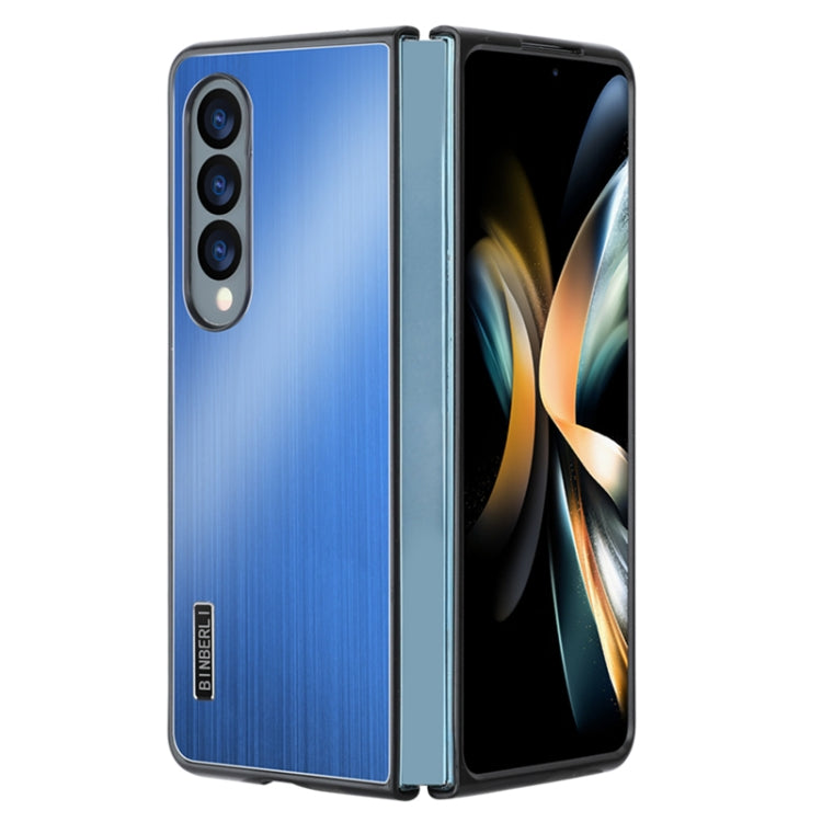 PC Hybrid Aluminum Alloy Brushed Shockproof Phone Case, For Samsung Galaxy Z Flip6 / Flip7 FE, For Samsung Galaxy Z Fold6, For Samsung Galaxy Z Fold5, For Samsung Galaxy Z Flip5, For Samsung Galaxy Z Fold4, For Samsung Galaxy Z Flip4